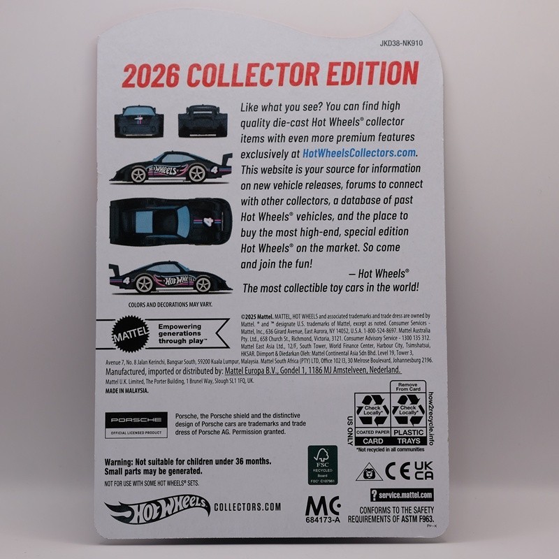 Porsche 935 1978 Hot Wheels 2026 Target Mail In Number 4 For Collector Edition