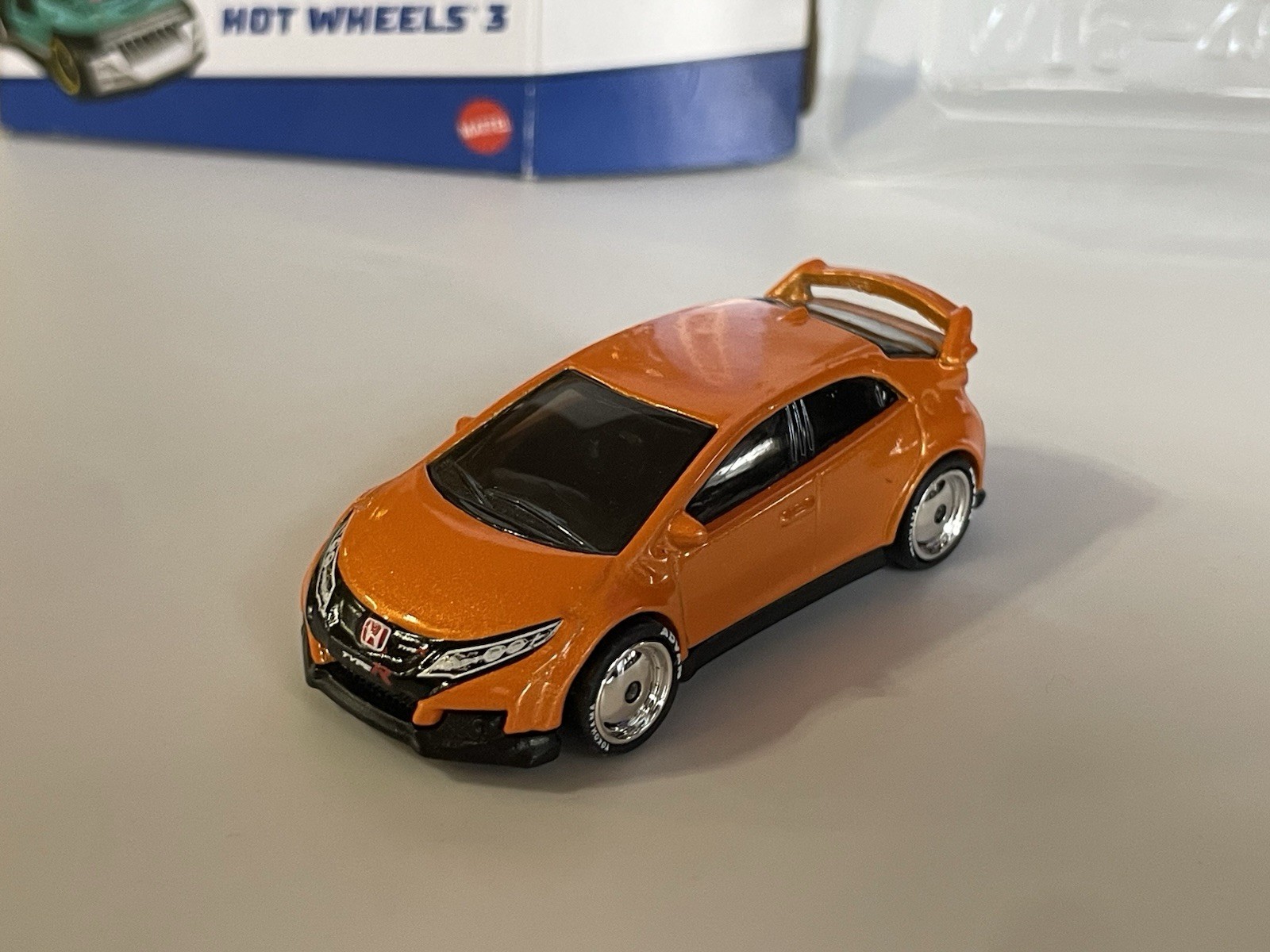 Hot Wheels Ronin Run Honda Civic Type R + CUSTOM 3 Pack (wheel swaps)