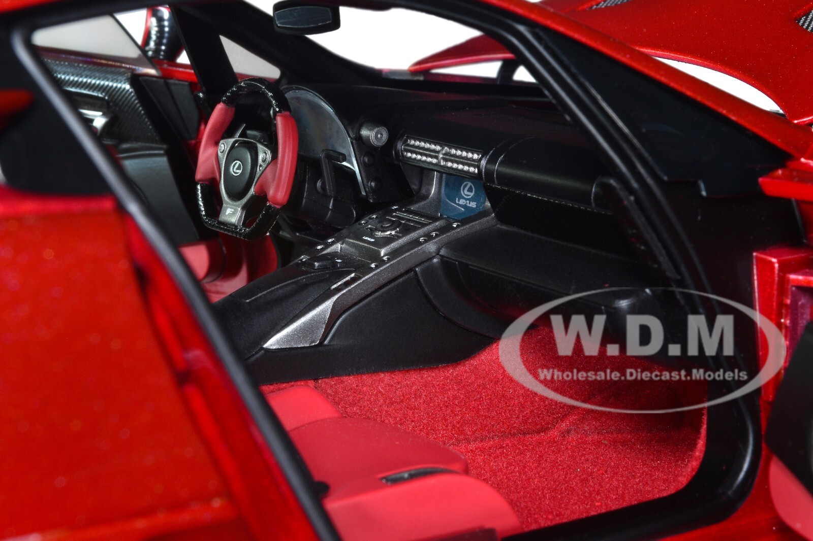 LEXUS LFA PEARL RED METALLIC 1/18 MODEL CAR BY AUTOART 78853