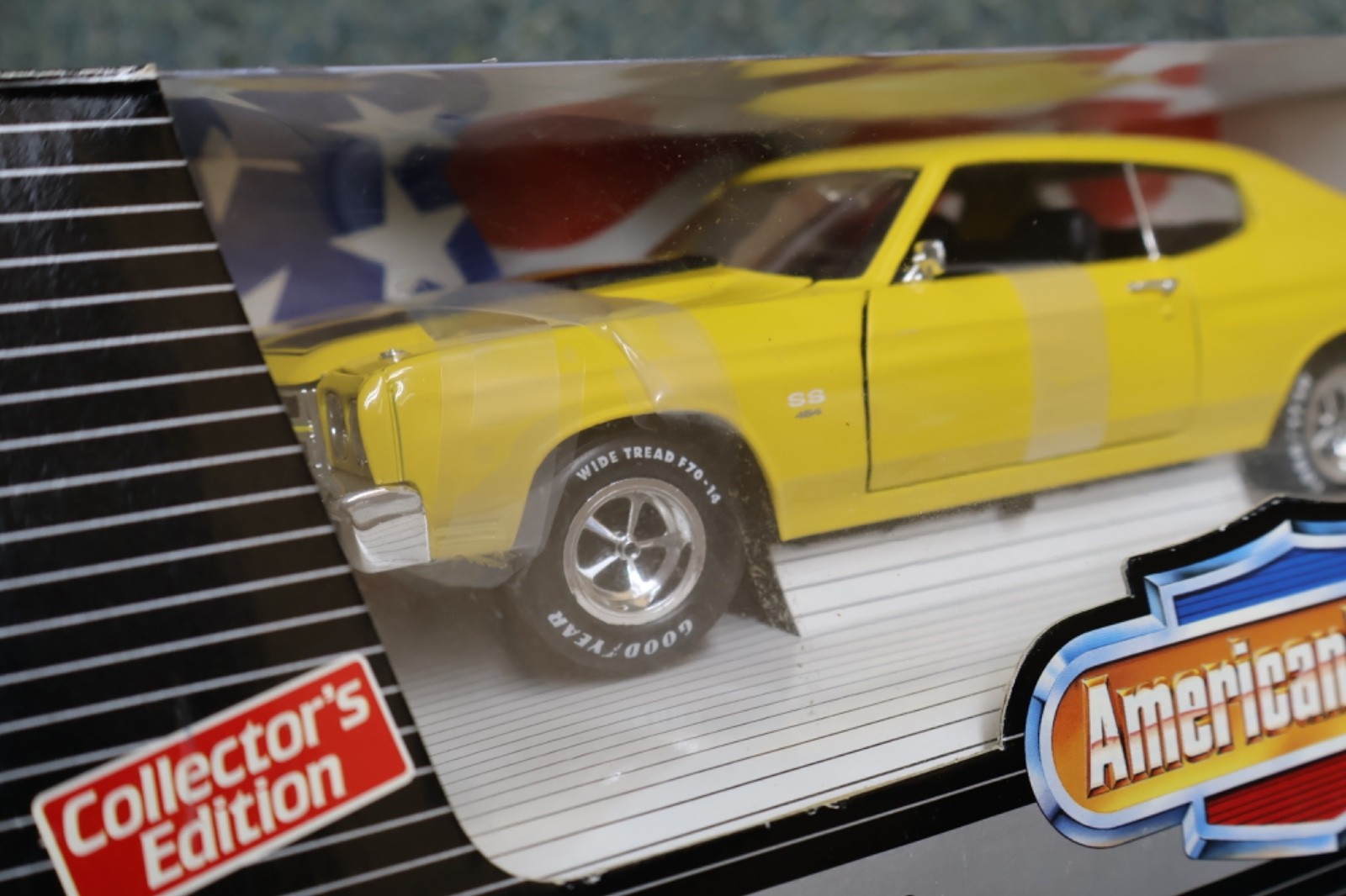 1/18 ERTL American Muscle 1970 Chevy Chevelle SS 454 LS6 in Yellow