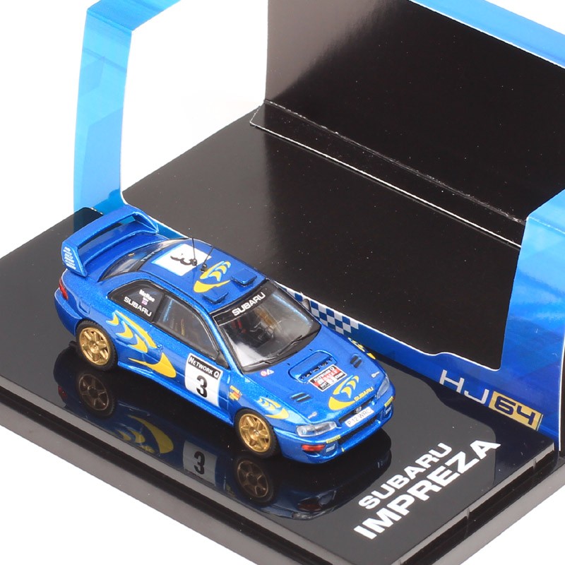 1/64 Scale Subaru Impreza WRC #3 #4 #8 RAC Rally 1997 Model Car Toy Hobby Japan