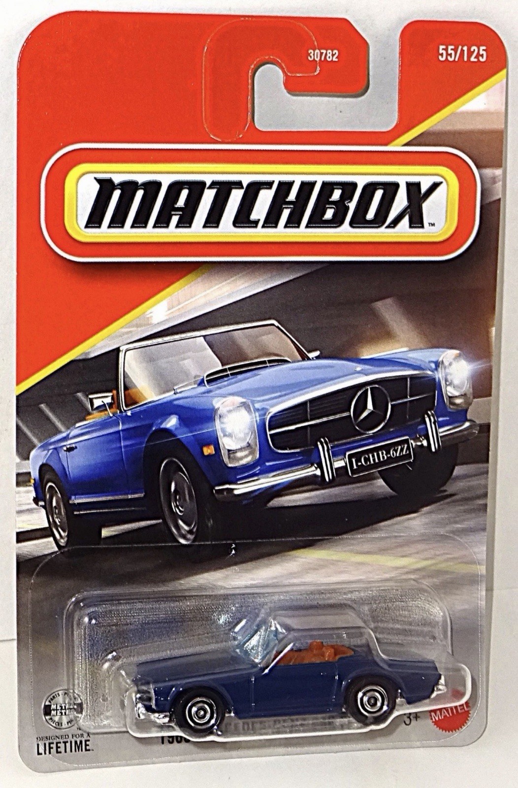 Matchbox 2026 MBX Showroom #55 1963 Mercedes-Benz 230 SL Dark Blue