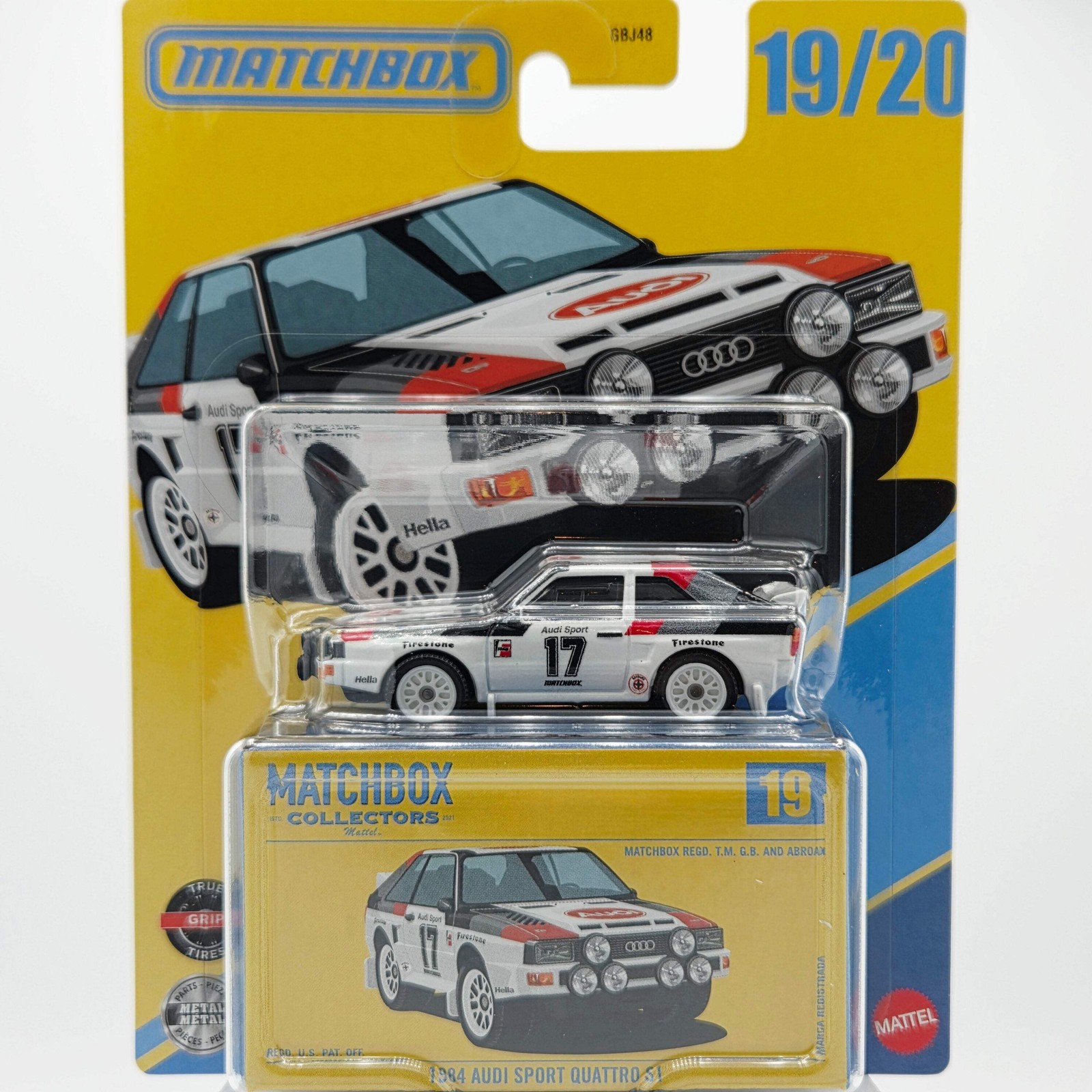 Matchbox ’84 Audi Sport Quattro S1 (2026 Premium Collectors Series – Mix 4 Case