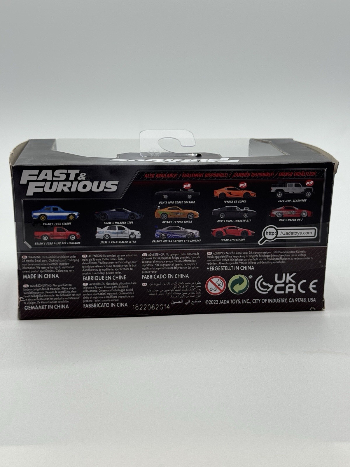 Jada Toys Fast & Furious 1973 Chevrolet Camaro 1:32 Scale Metal Rubber Plastic!