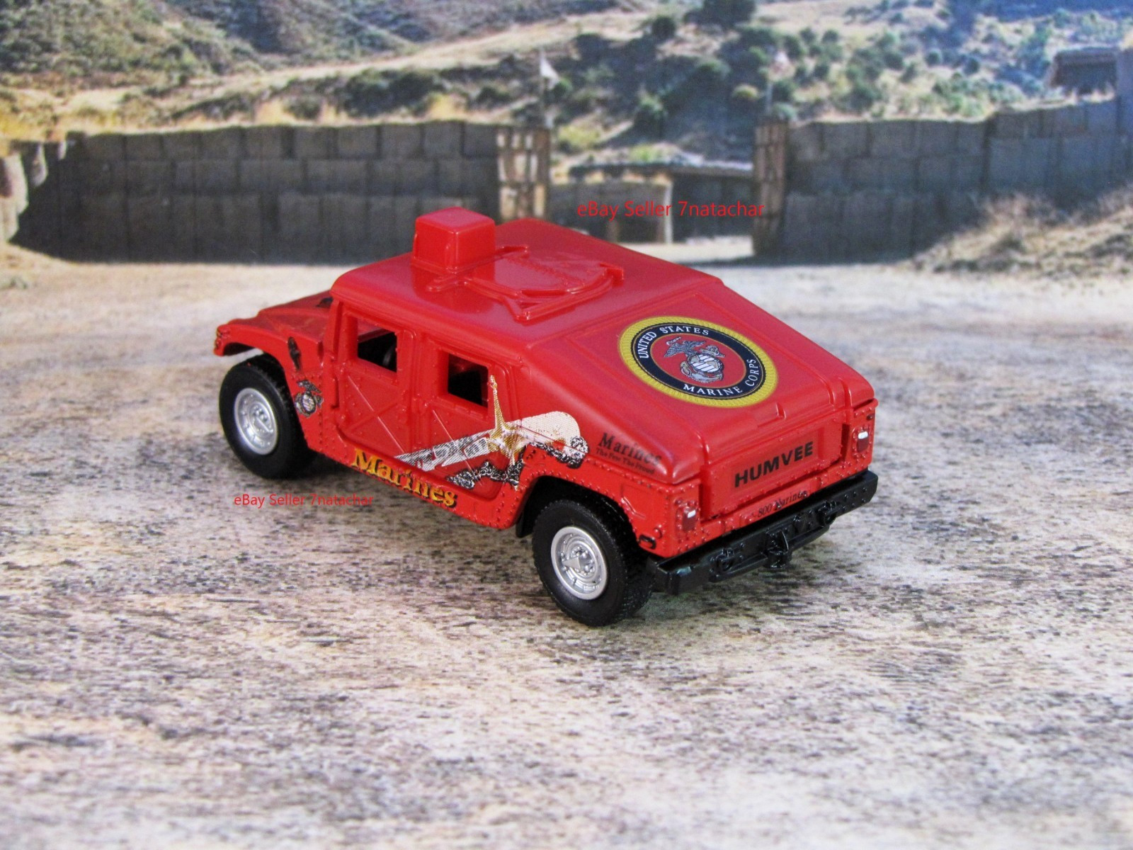 American U.S. Military Hummer Humvee U.S.M.C. 4X4 1/64 Scale Model Limited Ed I