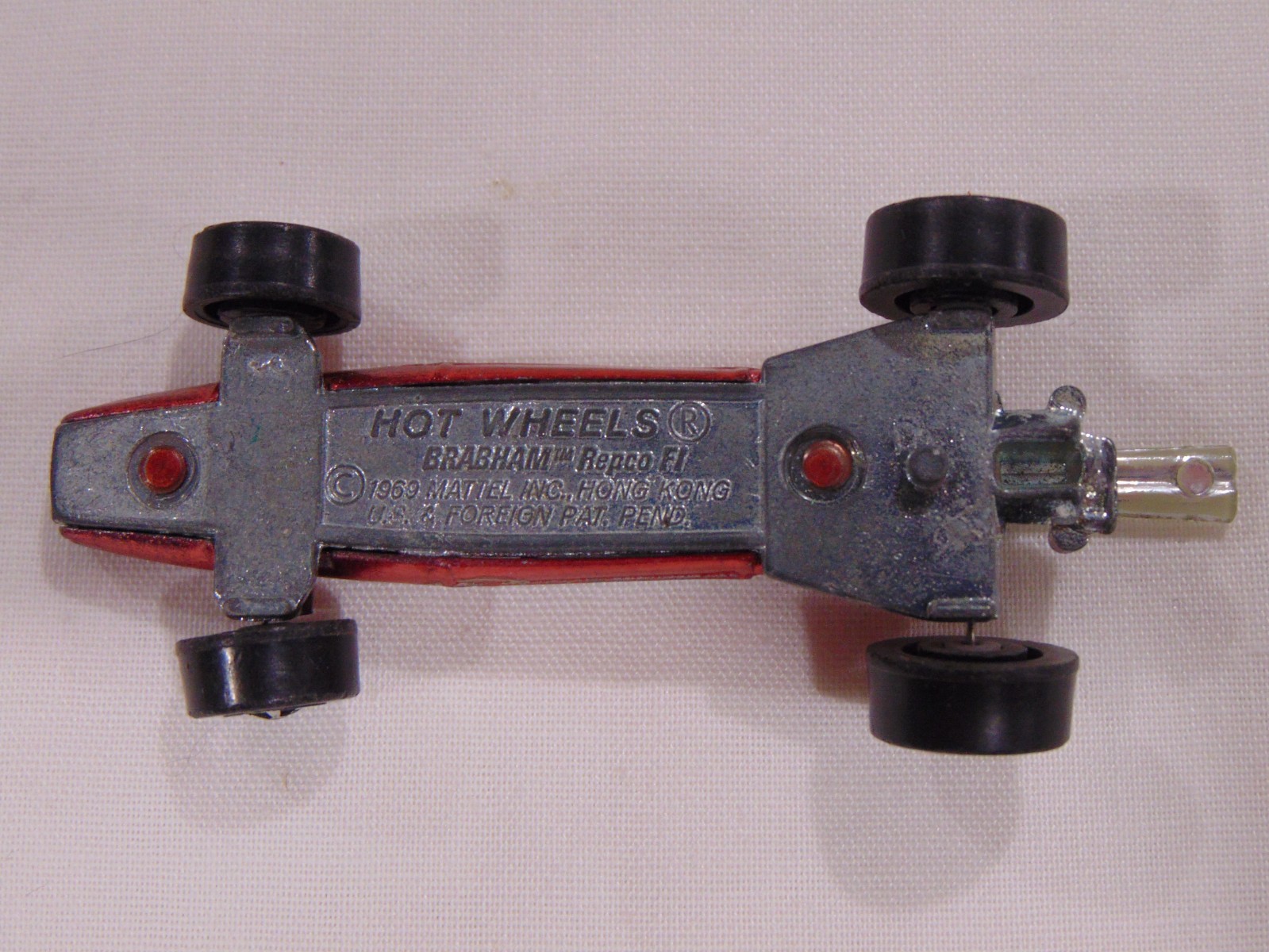 Hot Wheels Redline Brabham Repco RED With White Interior