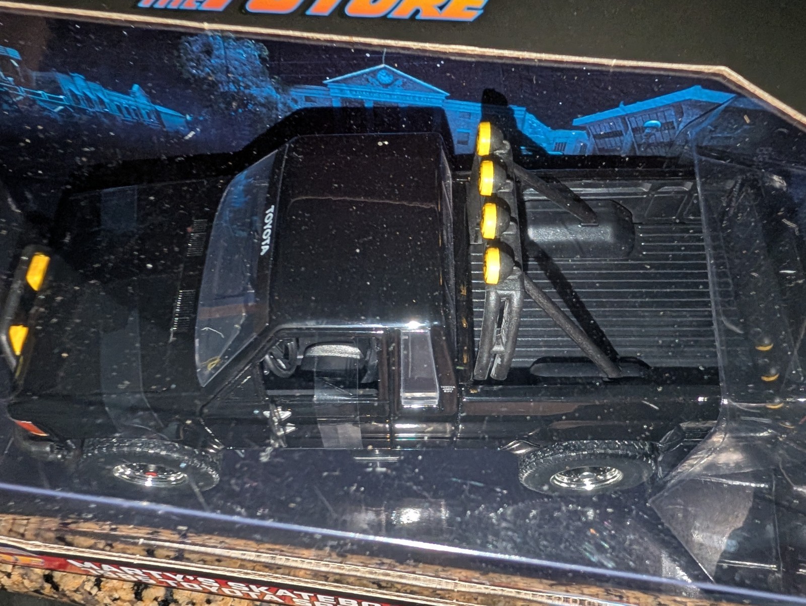 Back to the Future 1985 Toyota SR5 Pickup Truck 1:24 Diecast Black In Hand!!🔥🔥
