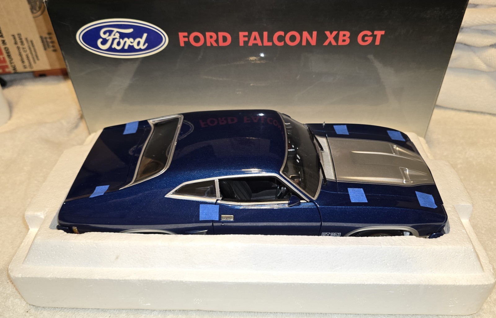 1/18 Biante/Autoart Ford Falcon XB GT, Apollo Blue, Beautiful,See Description
