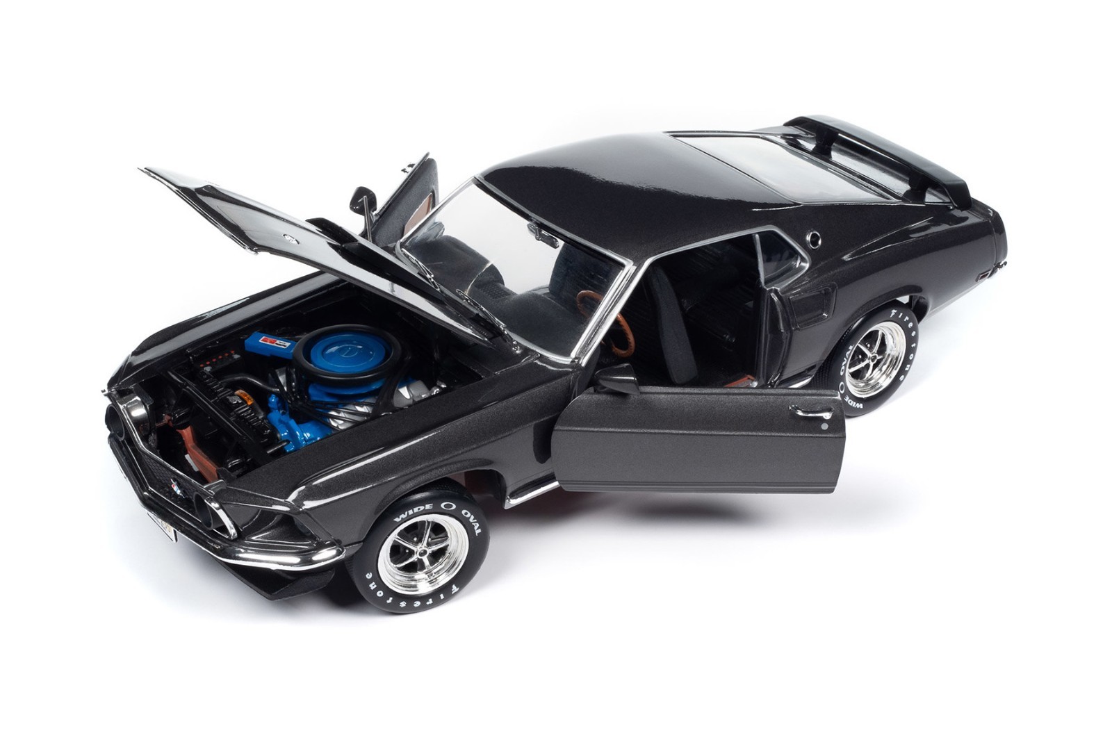 1969 FORD MUSTANG JOHN WICK MUSCLE CAR 1/18 DIECAST CAR AUTO WORLD AWSS145