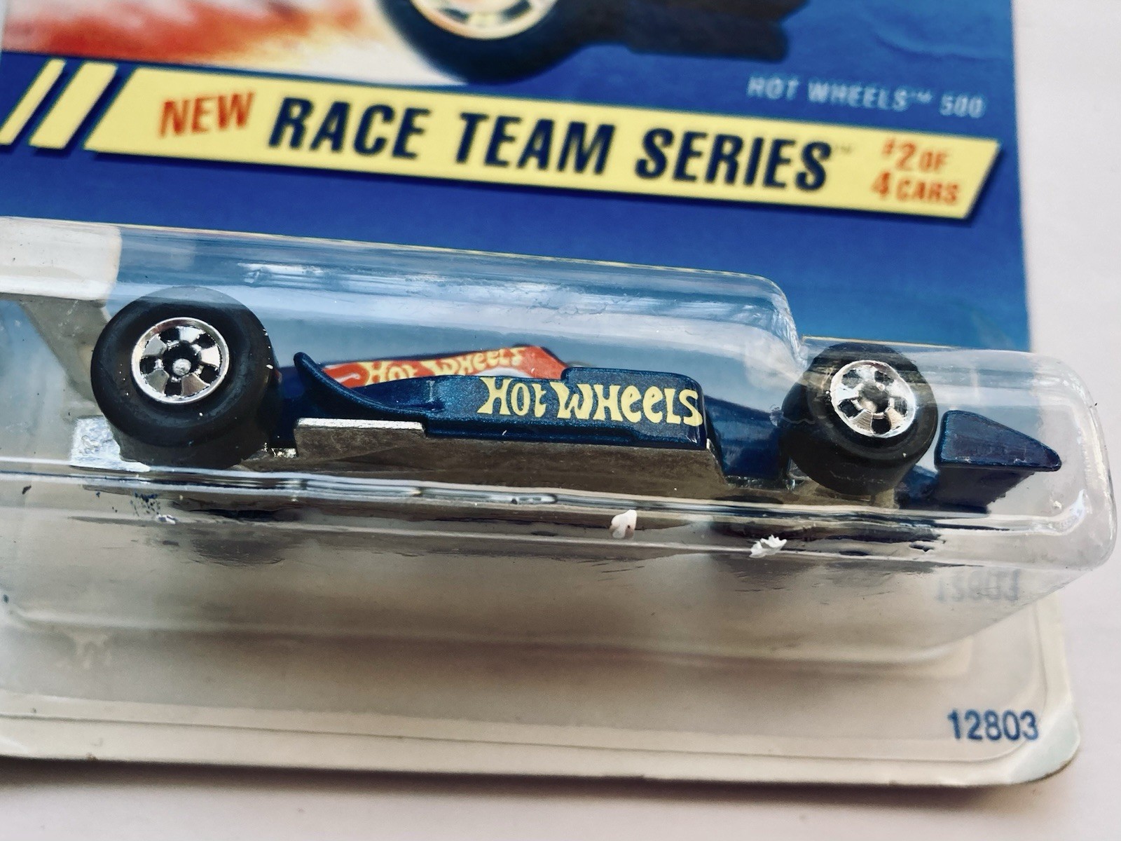 1995 Hot Wheels #276 Race Team Series 2/4 HOT WHEELS 500 Blue w/Chrome