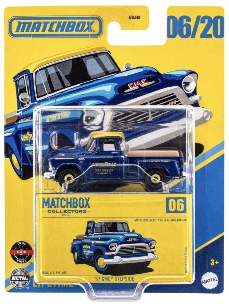 MATCHBOX 1957 GMC STEPSIDE GOODYEAR MATCHBOX COLLECTORS
