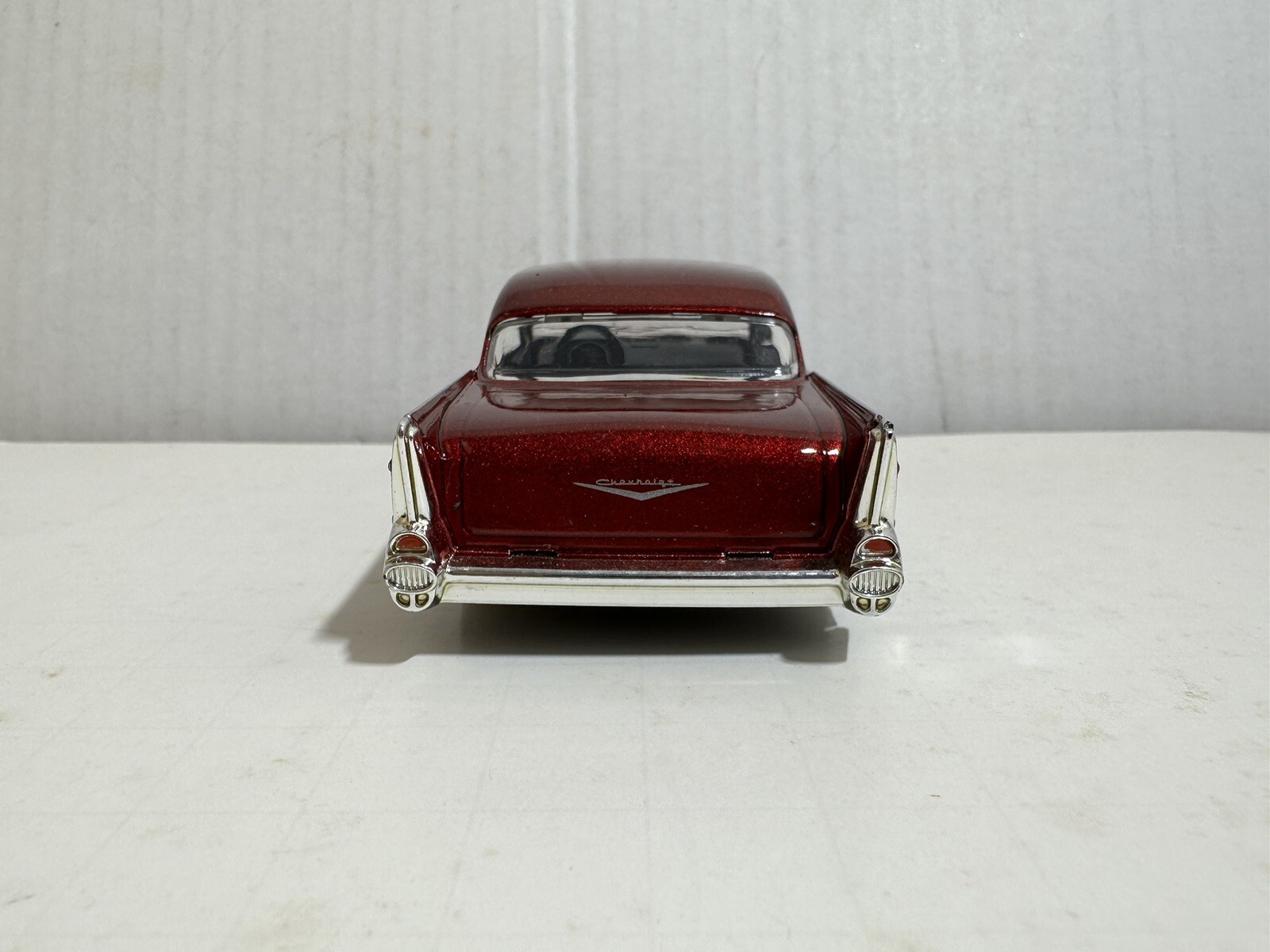JADA BTM 1957 CHEVY BEL AIR RED 1:32 DIECAST CAR 5″ PULL BACK NEW NO BOX