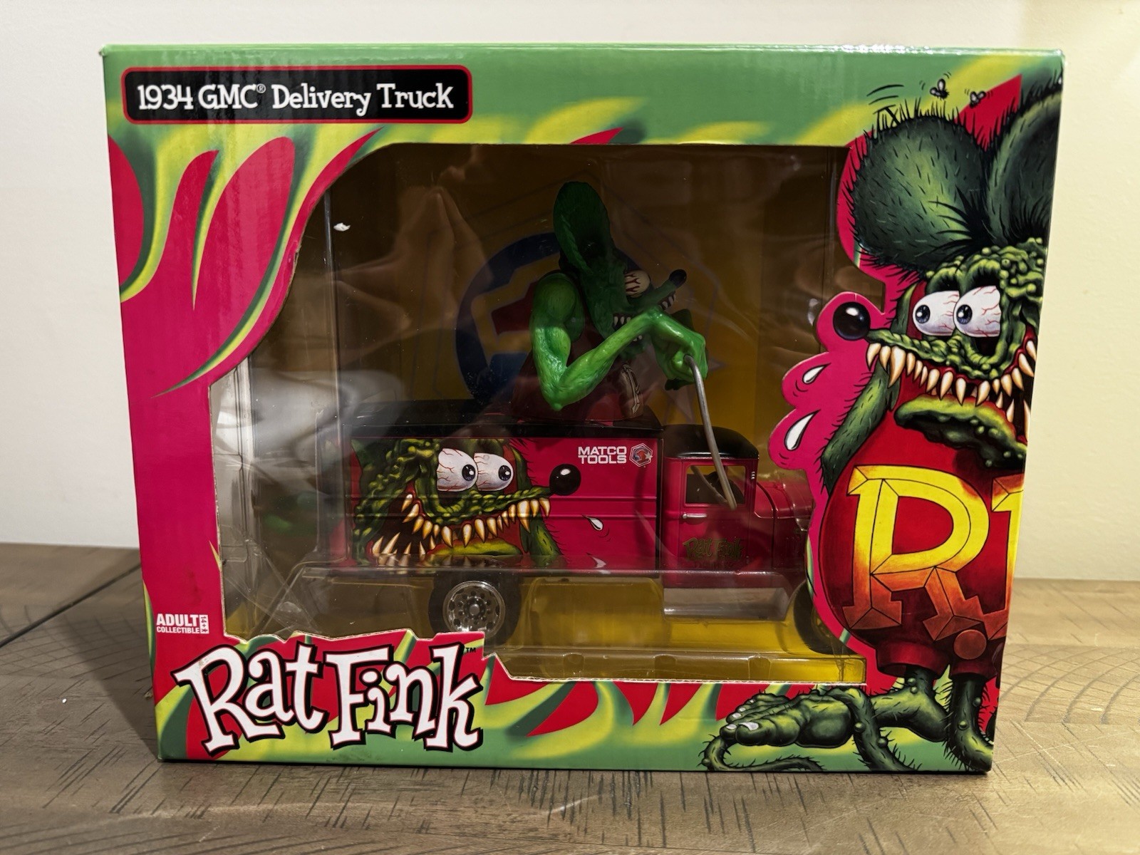 ERTL MATCO TOOLS RAT FINK “ED ROTH” 1934 GMC DELIVERY TRUCK New In Box
