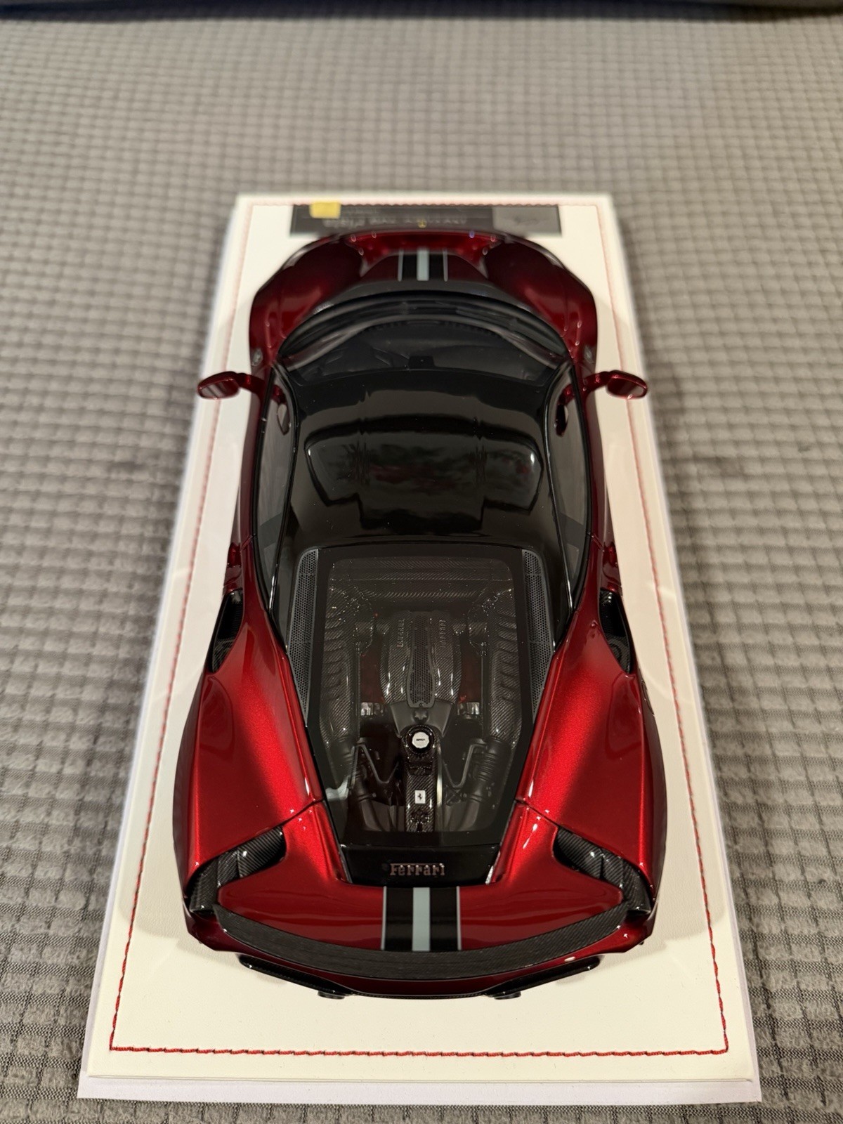 1/18 IVY Model Novitec Ferrari 488 Pista Rosso Red Metallic Limited With Case