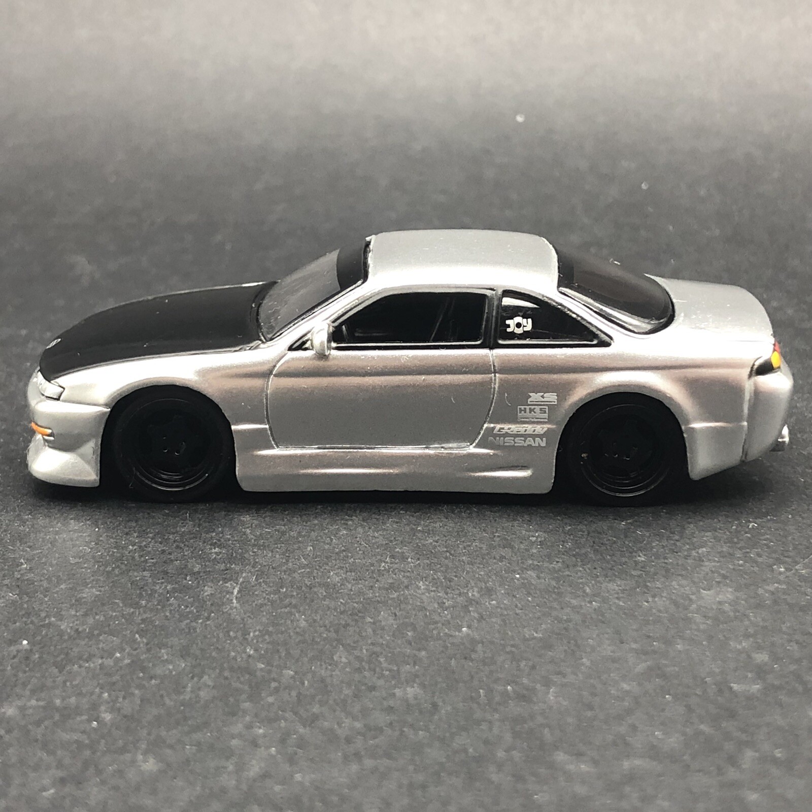 Jada Dub City 1998 ’98 Nissan 240SX S-14 Car Silver Diecast 1/64 Rubber Tires