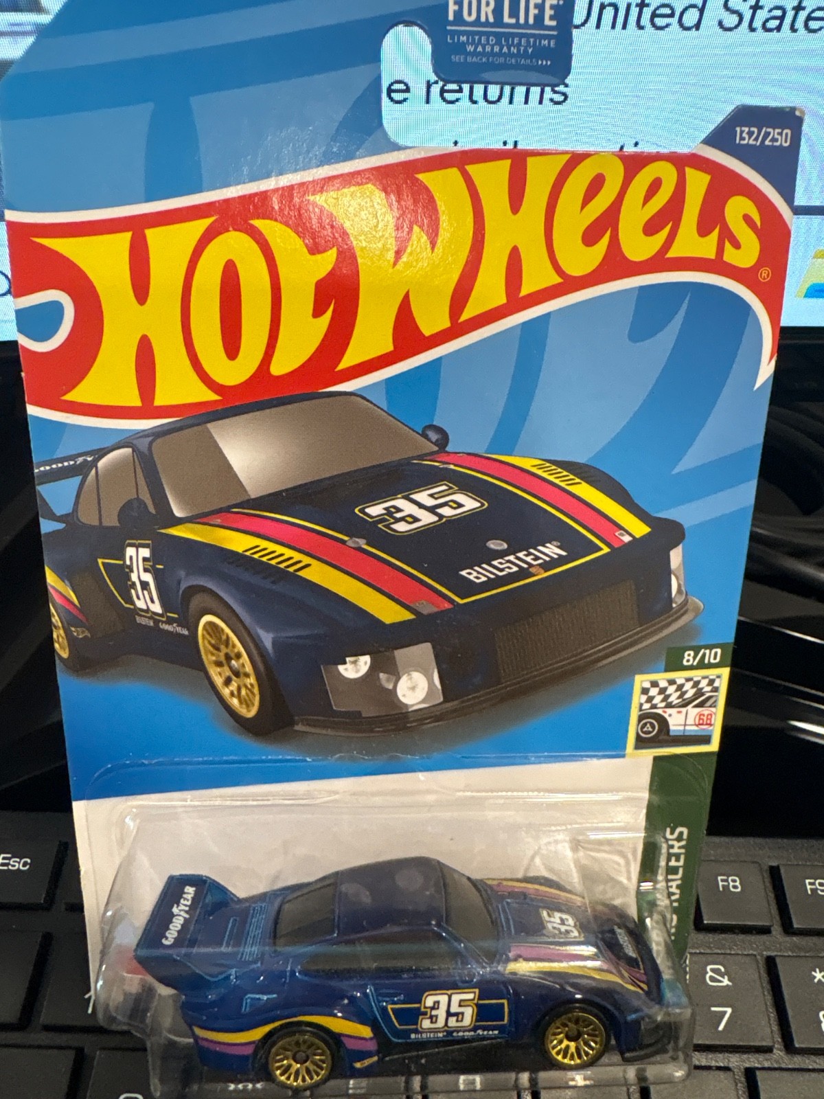 2022 Hot Wheels Mainline Porsche 935 Retro Racers 8/10 132/250