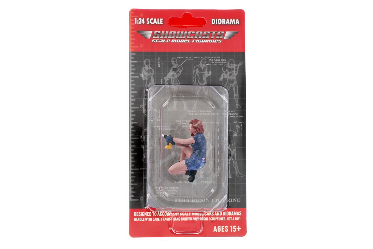 “MUSCLE MECHANICS” FIGURE #3 1/24 RESIN FIGURINE SHOWCASTS AD-25203