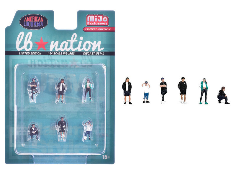 American Diorama 1/64 LB NATION Liberty Walk Figures Die Cast