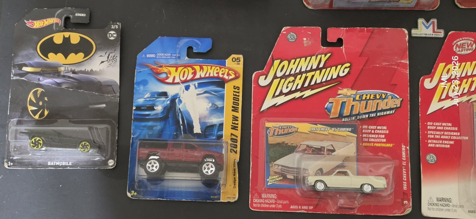 Mixed Diecast Bundle Hot Wheels Johnny Lightning Disney Pixar Cars 10 Sealed