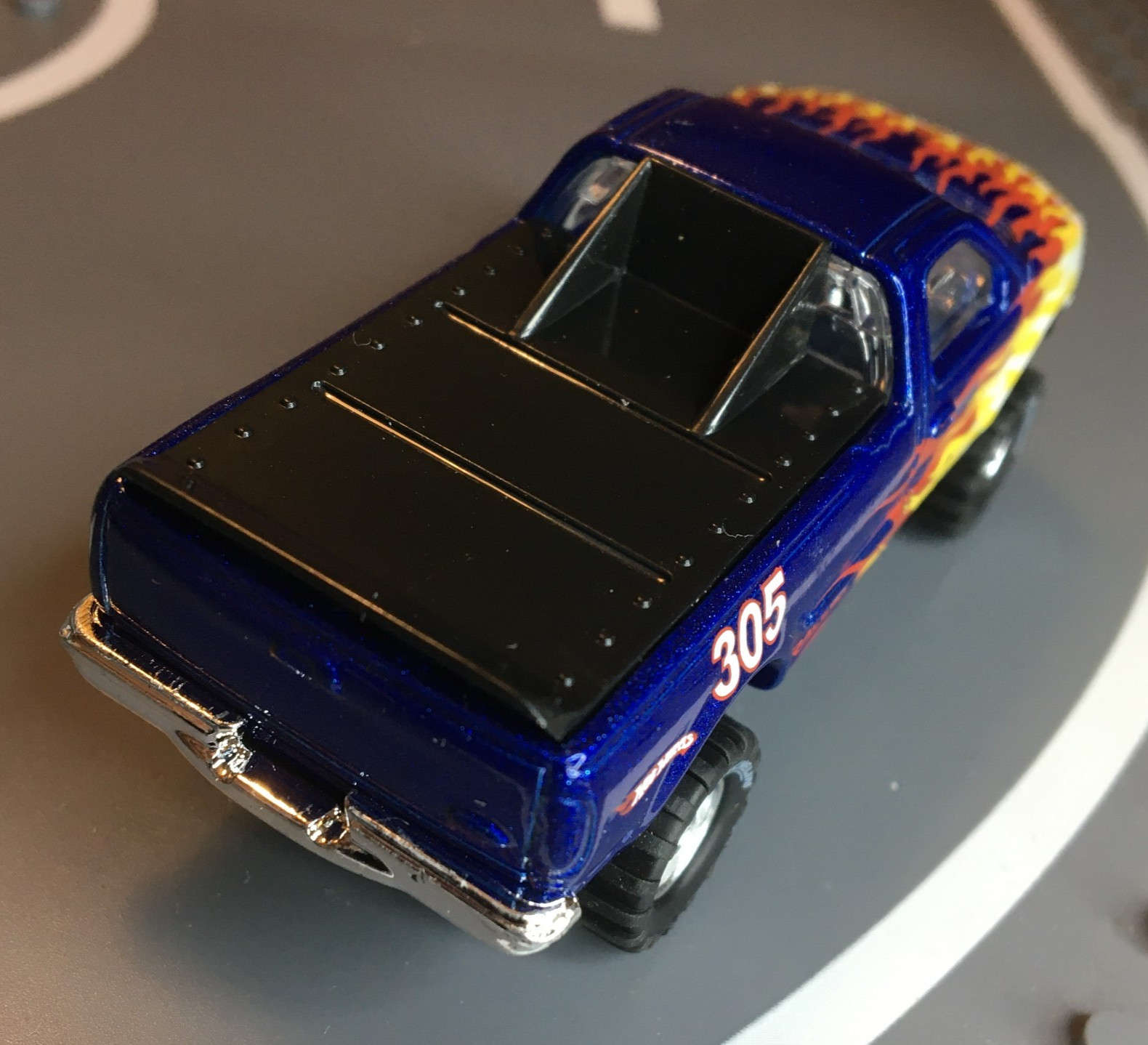 Hot Wheels Team Ford Racing F-150 Pickup CUSTOM Super Real Riders Wheel Swap