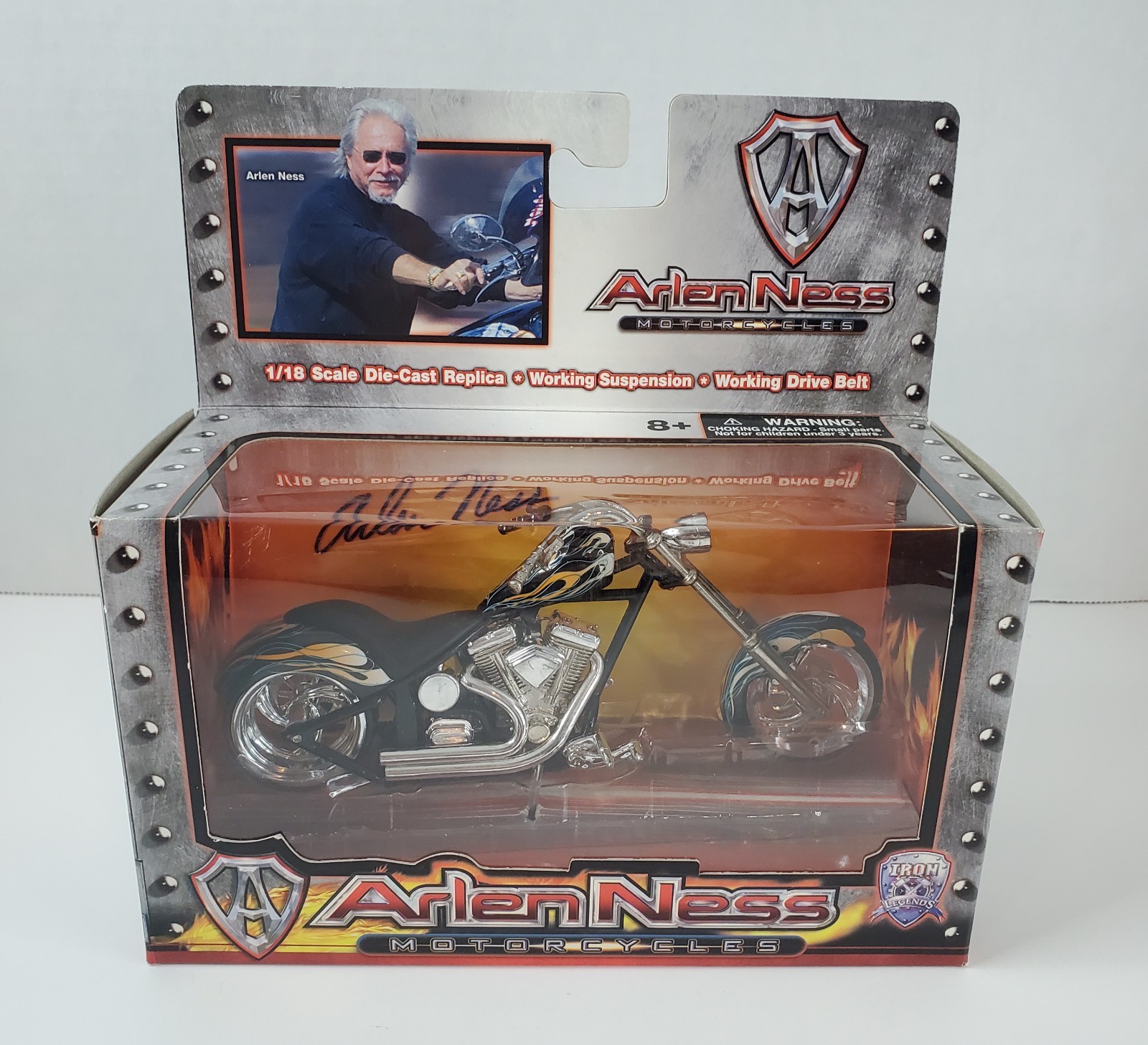 Arlen Ness Motorcycles 1:18 Scale Die Cast Motorcycle Iron Legends Lot