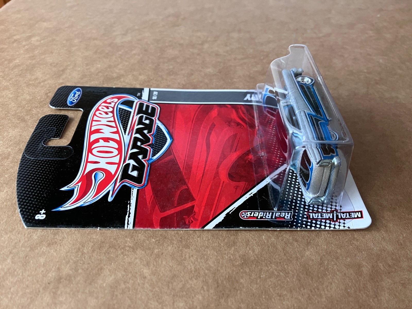 2010 Hot Wheels Garage ’56 Mercury Real Riders Silver, Blue and Black