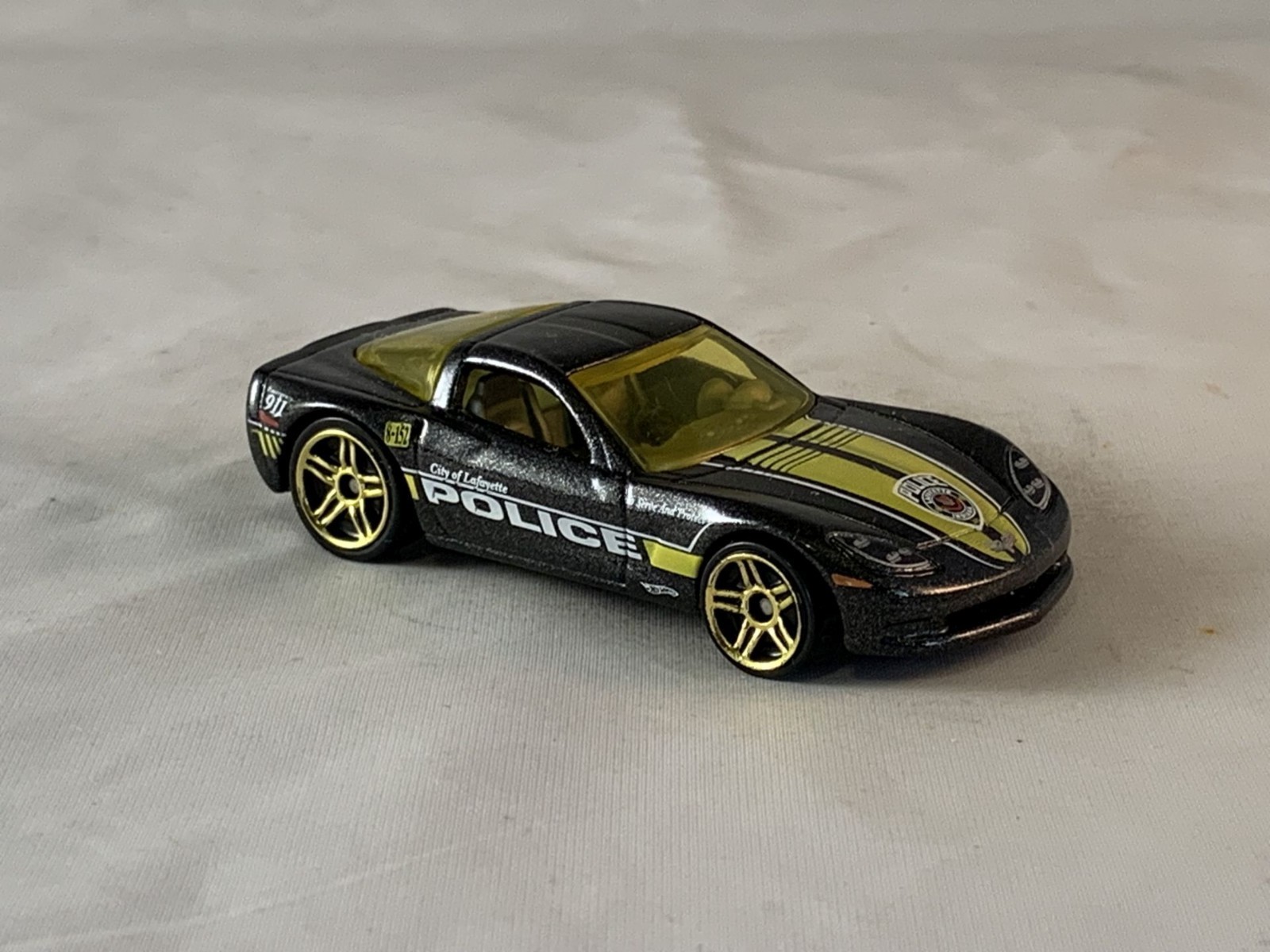 Hot Wheels C6 Corvette 2011 Main Street Black PR5s