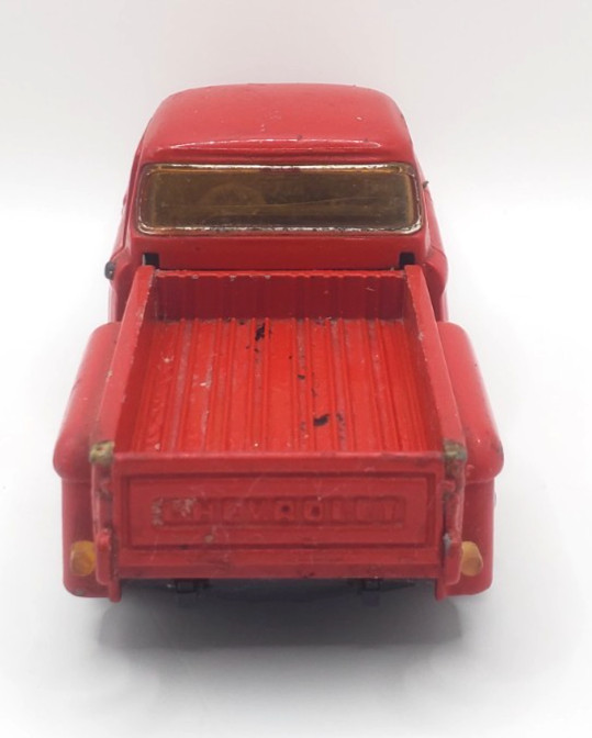 Red Chevy Stepside Pick-Up Die Cast Collectible Toy Truck