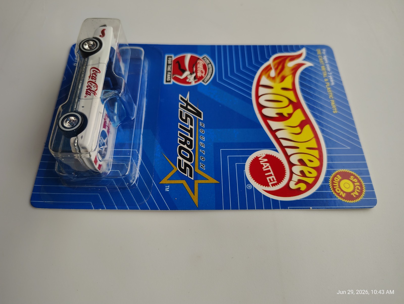 Hot Wheels – Lot of 3 – MLB Astros – Mustang + 3-Window 34 Ford + 57 T-Bird
