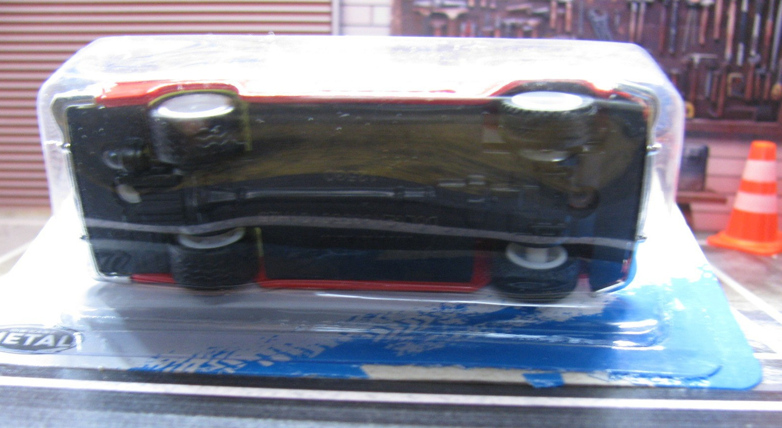 2025 Maisto ’55 Chevy Bel Air Red White Classics, w/Real Riders Wheel Swap