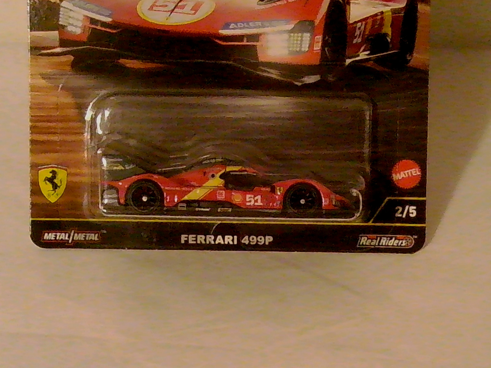 Hot Wheels Premium Car Culture Ferrari 499P Circuit Legends Real Riders 1:64