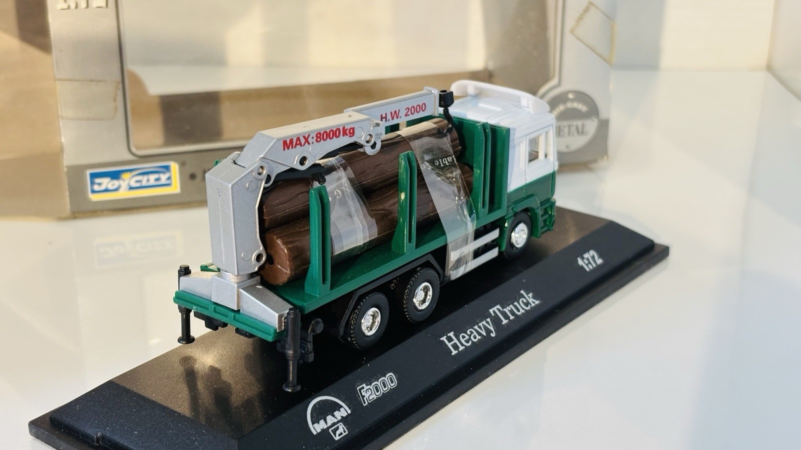 Joy City Automax 1/72 Scale MAN F2000 Heavy Logging Truck – Boxed