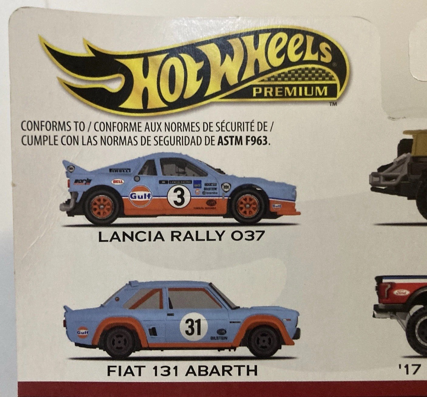 NEW 2025 Hot Wheels Premium 2 pk Real Riders Gulf Oil Lancia Fiat SAME DAY SHIP