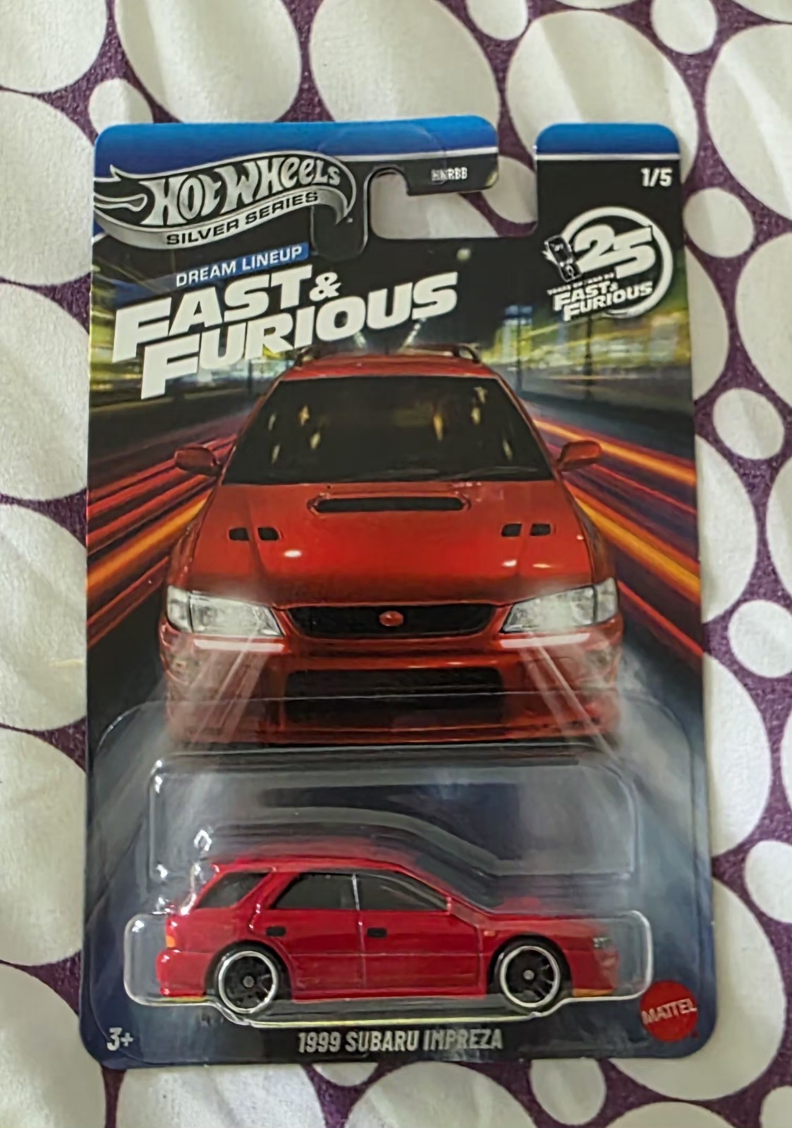 ☀️ Hot Wheels Silver Series Fast & Furious 1999 Subaru Impreza Nice Car ☀️