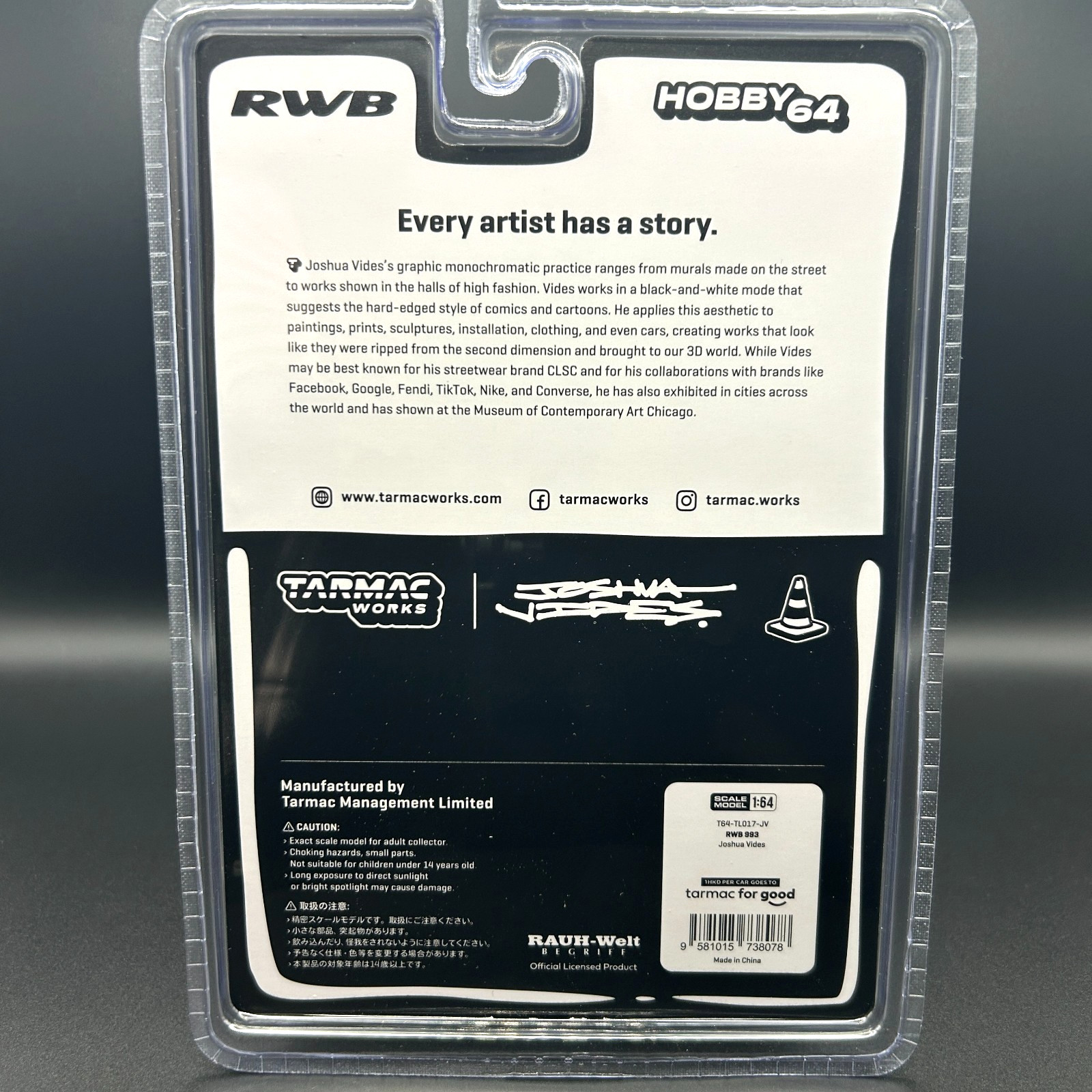 Tarmac Works 1/64 RWB 993 JOSHUA VIDES