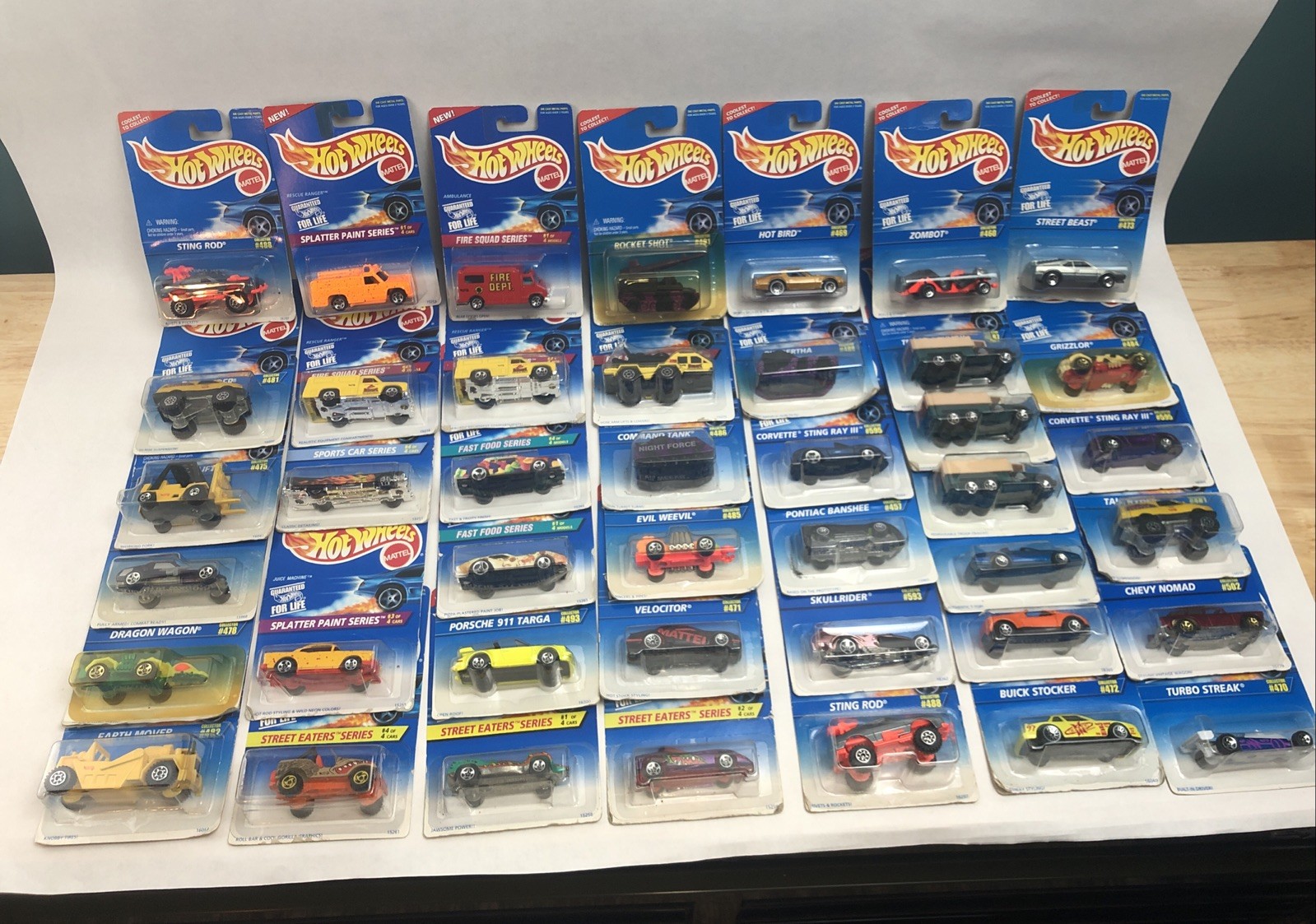 Vintage Hot Wheels Lot-42 New Sealed! All From 1995. Many Special Editions.
