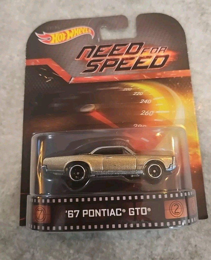 Hot Wheels Need For Speed ’67 Pontiac GTO Die-Cast Retro Entertainment Series