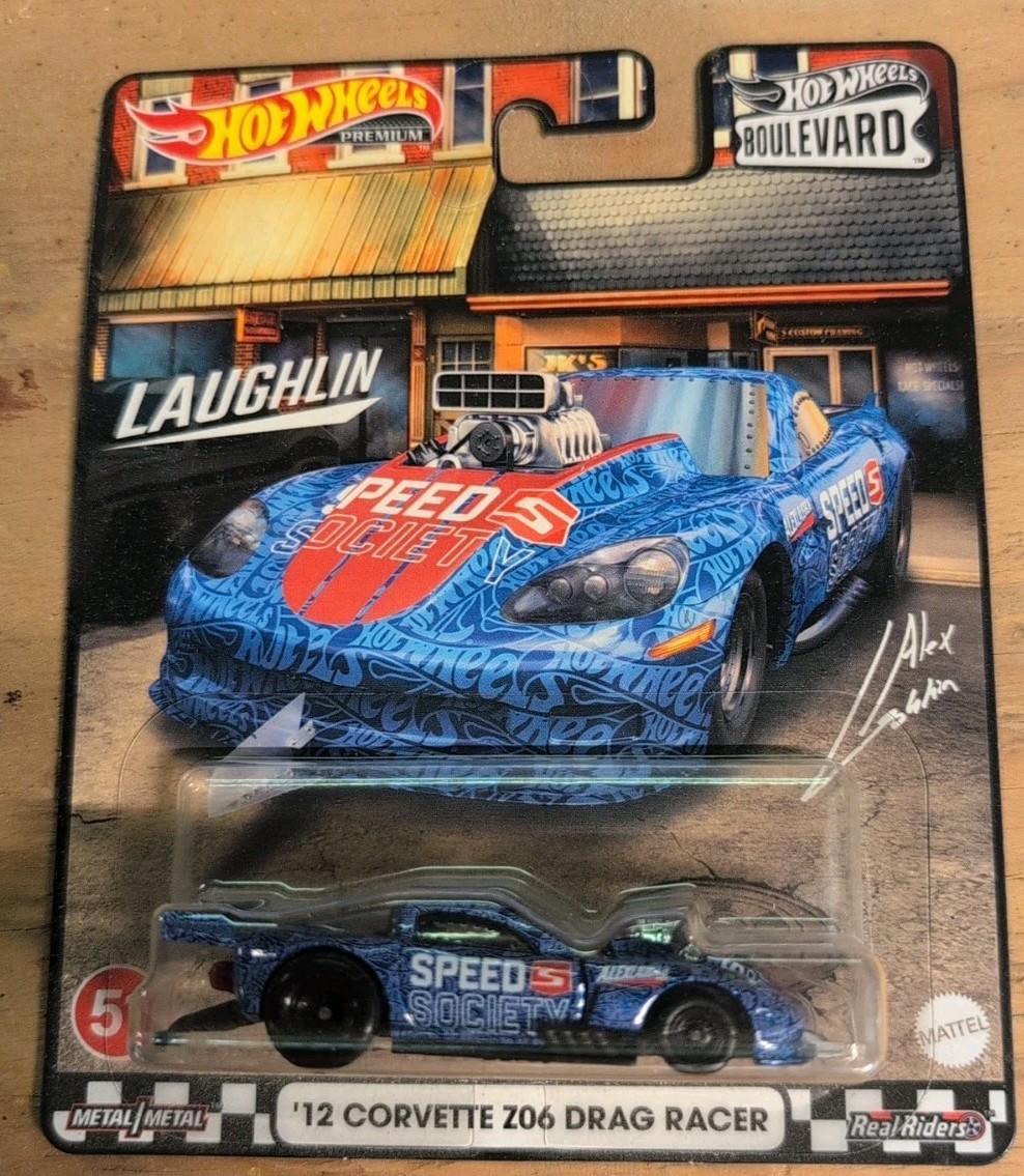 Hot Wheels Premium Boulevard ’12 Corvette Z06 Drag Racer #51