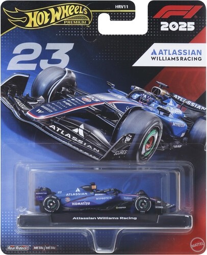 New Hot Wheels Formula 1 Premium 2025 Grid Atlassian Williams Racing #55