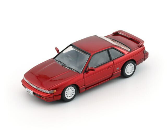 BM Creations Nissan Silvia S13 – Metallic Red – LHD 1:64 Diecast Car 64B0301