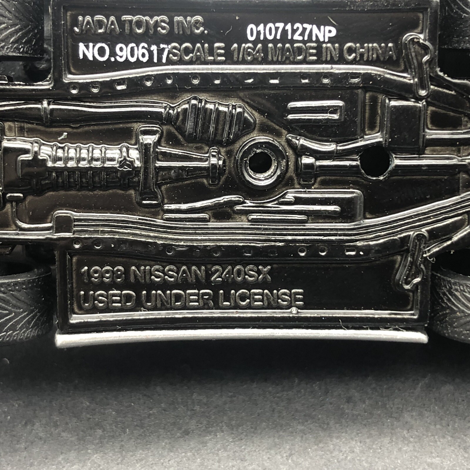 Jada Dub City 1998 ’98 Nissan 240SX S-14 Car Silver Diecast 1/64 Rubber Tires