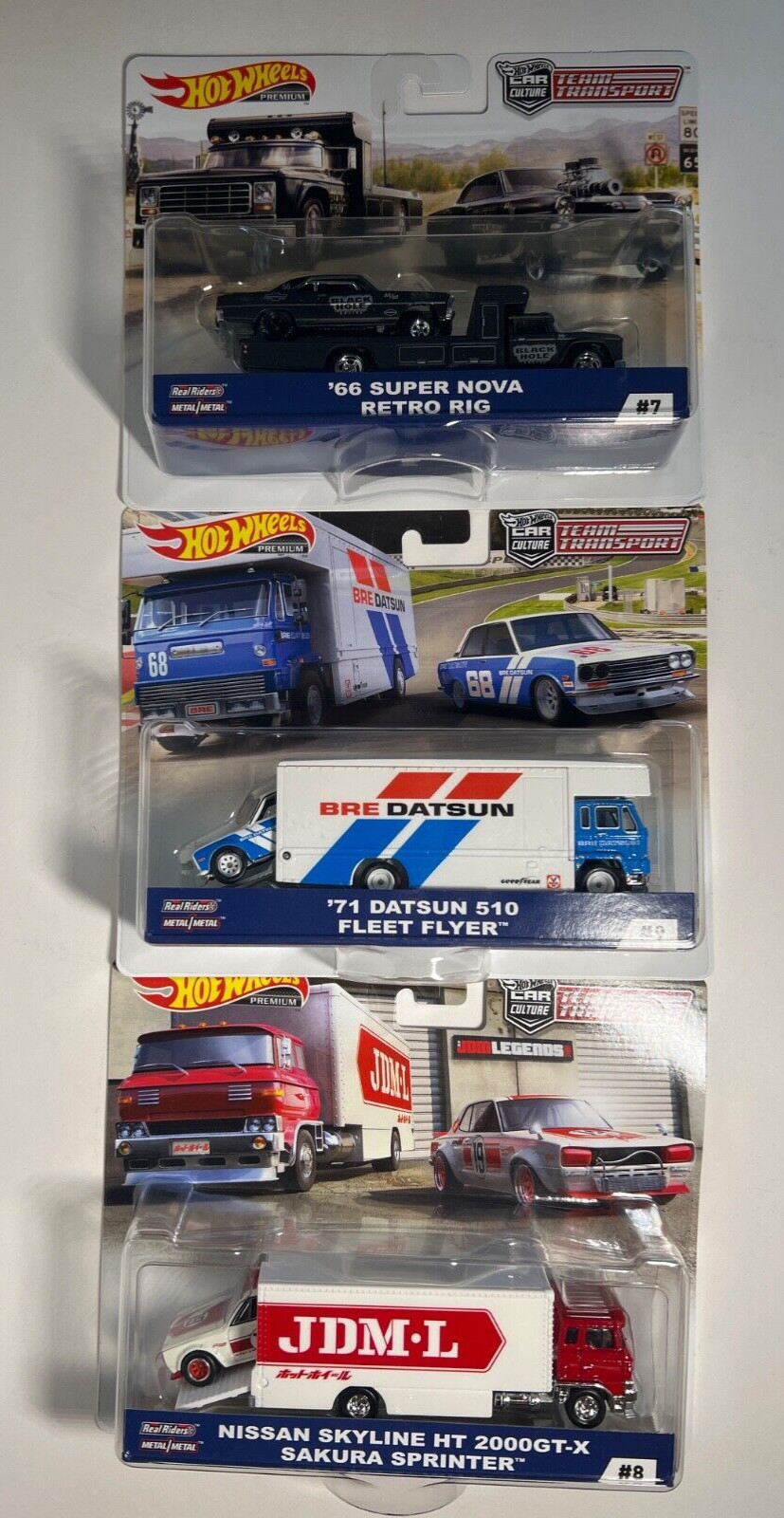 Hot Wheels Premium – Car Culture Team Transport – Complete Set