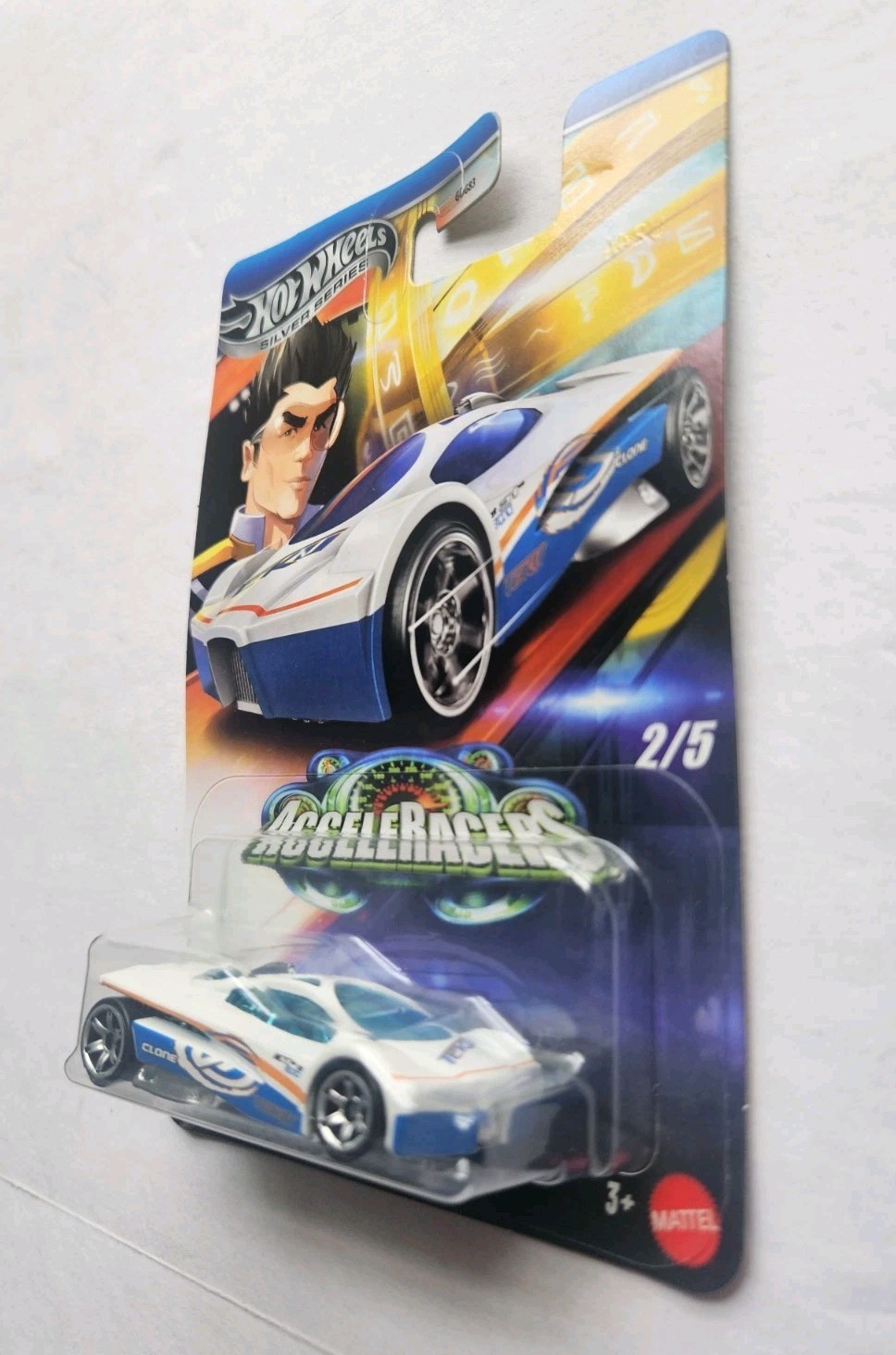 2025 Hot Wheels SILVER SERIES – ACCELERACERS – SET OF 5