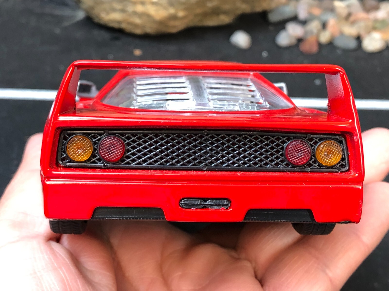 SUNNY SIDE SS7704 1:24 Diecast Model RED 1987 FERRARI F40 Opening Doors NO BOX