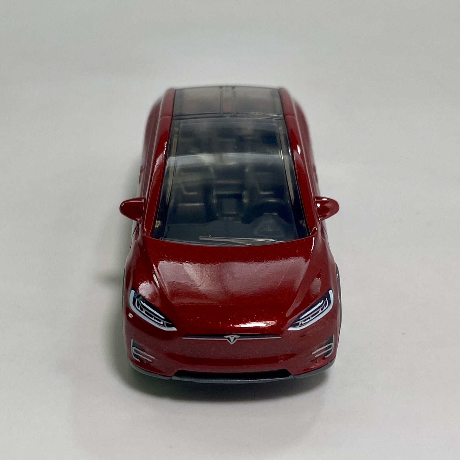Tesla Model X Red 1:64 Scale Diecast Diorama Model Car #18