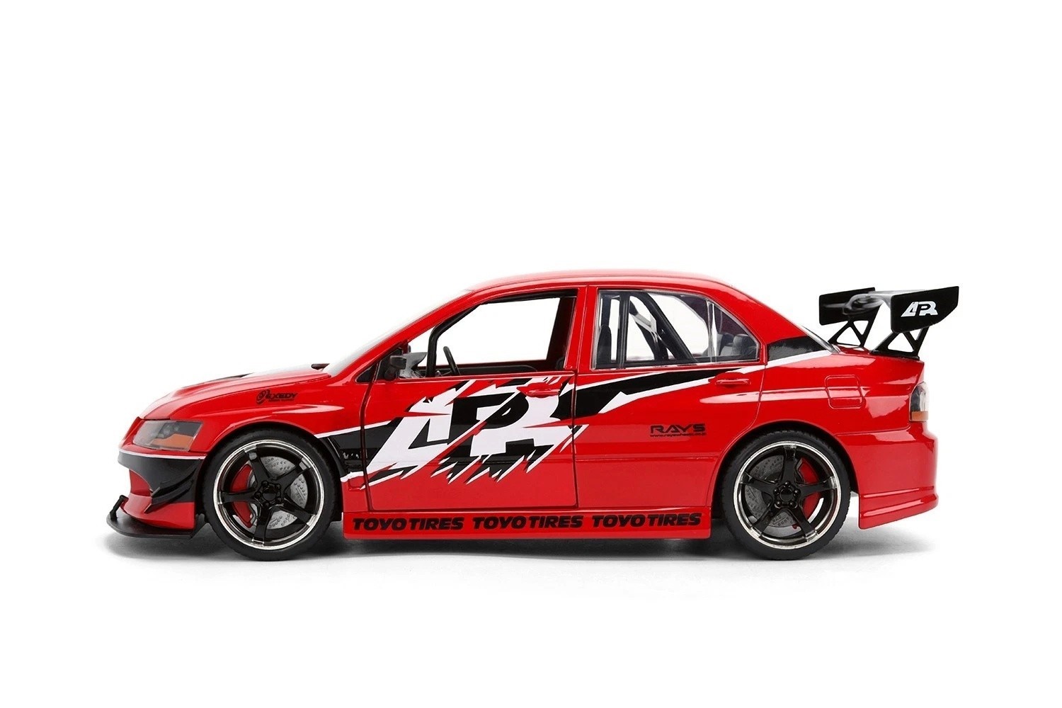 JADA 1:24 SEAN’S MITSUBISHI LANCER EVO IX RED “FAST & FURIOUS 25 YEARS” 36208-13