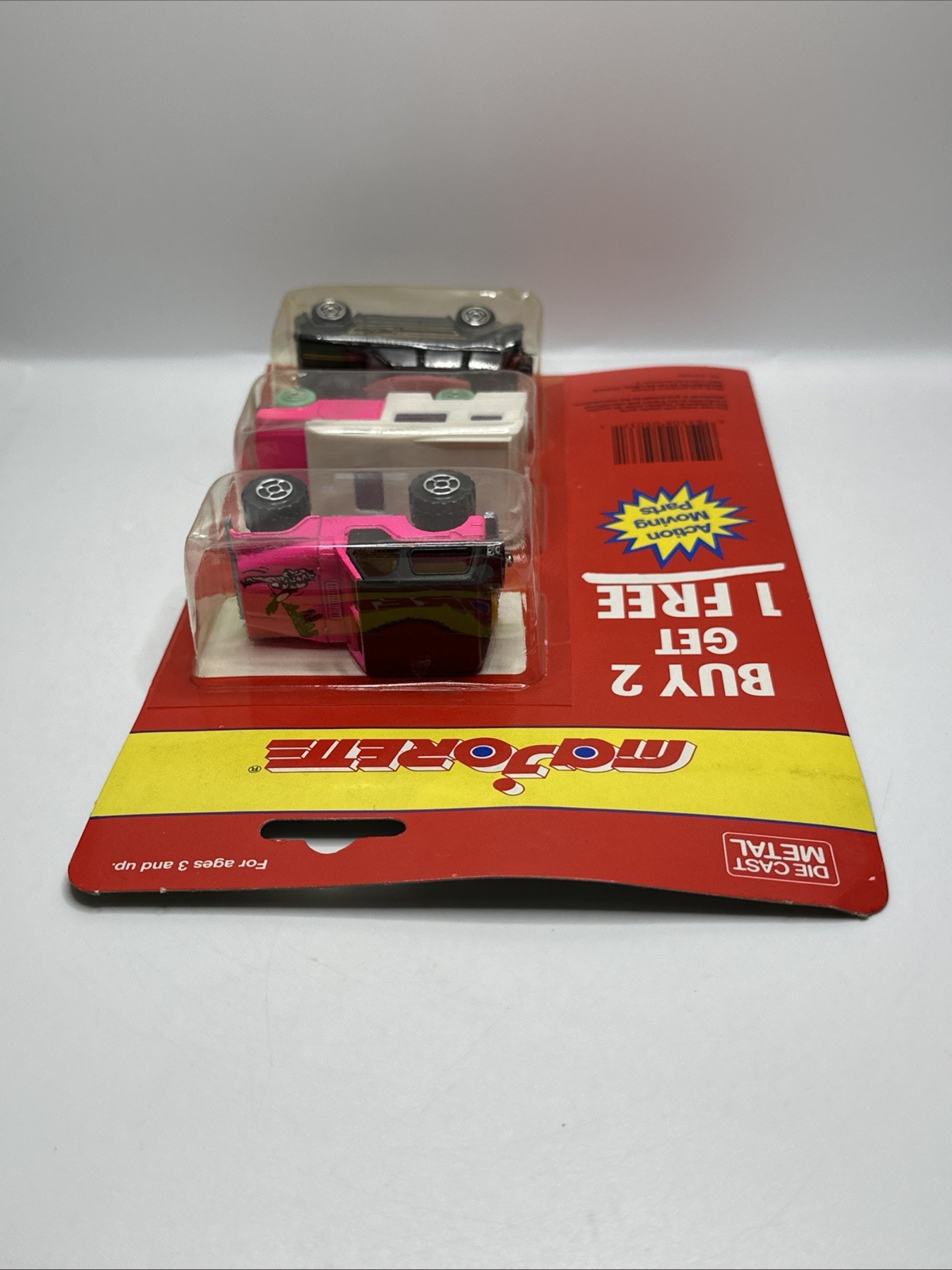 3 Pack Of Majorette Diecast With Jeep 4 X 4 Renegade Removable Soft Top NEW