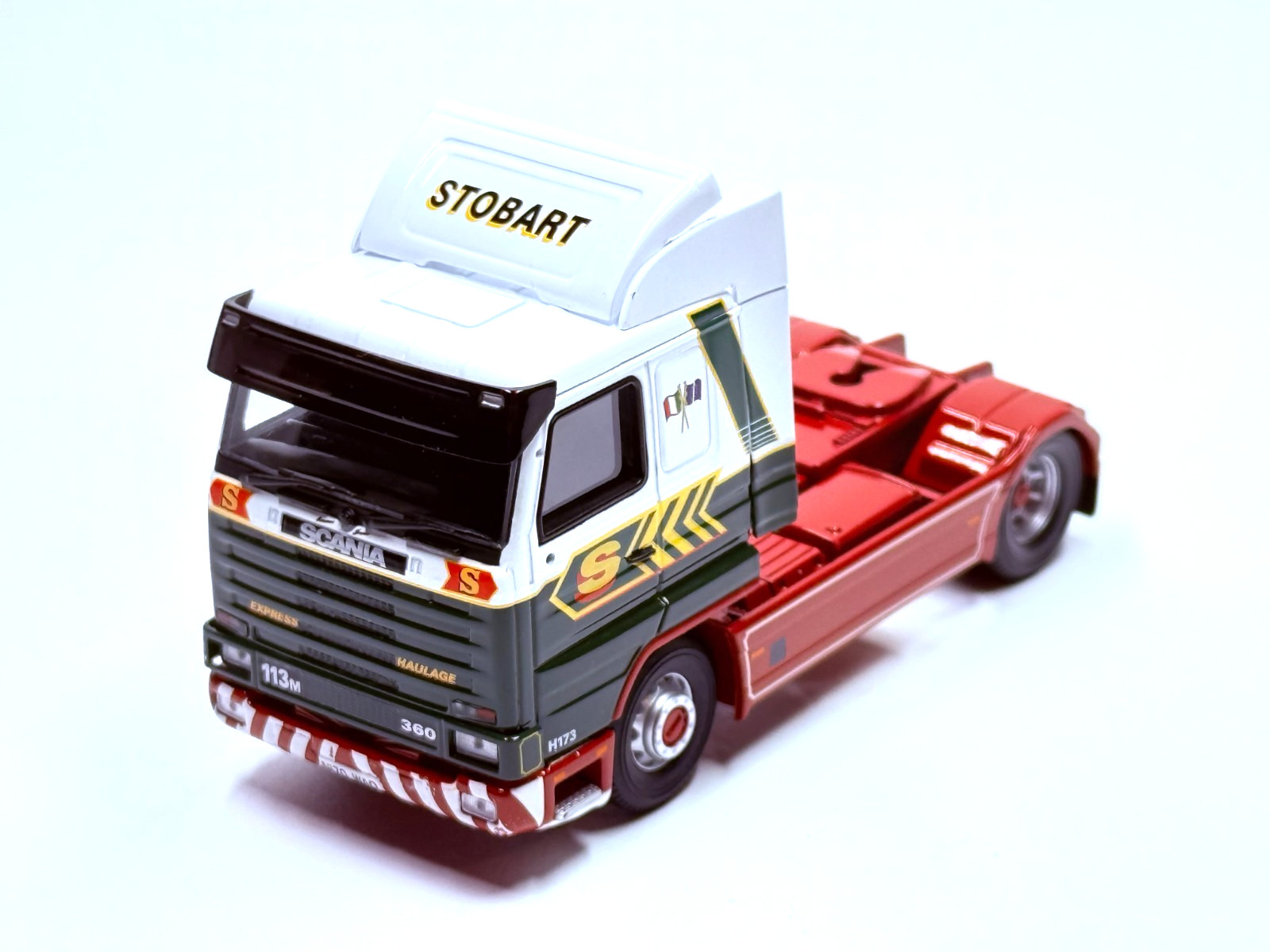 CORGI CC99202 SCANIA 113 TRACTOR UNIT MODEL ONLY EDDIE STOBART 1:50 SCALE