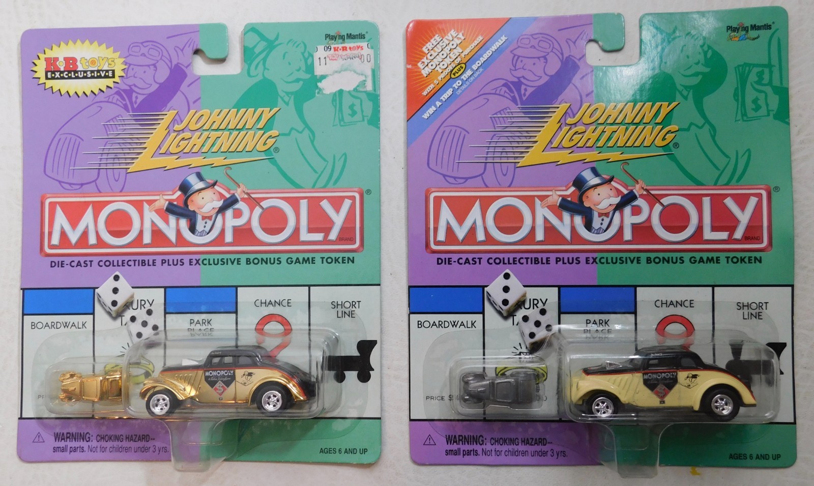 Johnny Lightning Monopoly Racing Champions Cars – Lot of 9 – Read