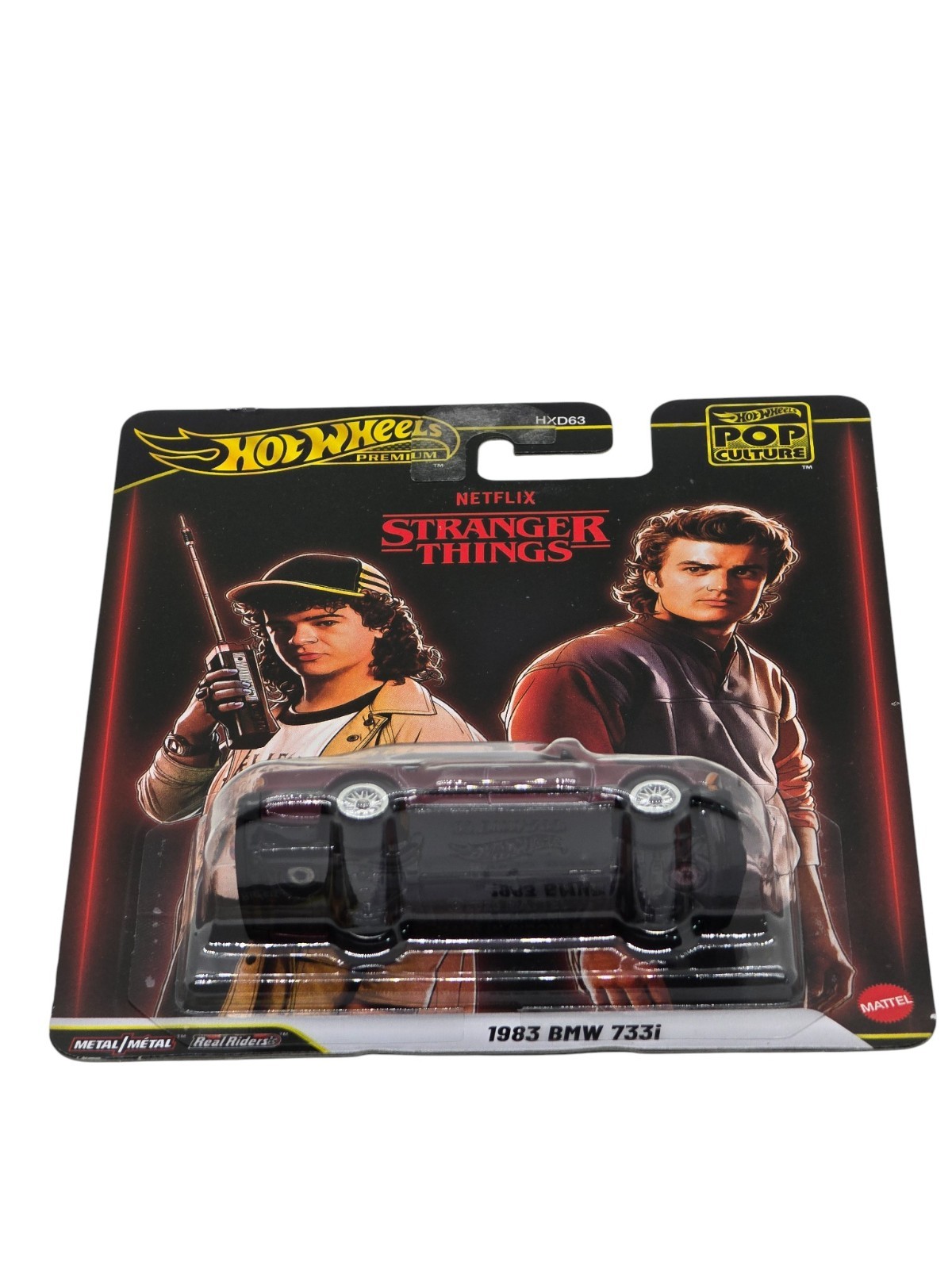 Hot Wheels Premium 2025 Pop Culture Stranger Things 1983 BMW 733i + Protector